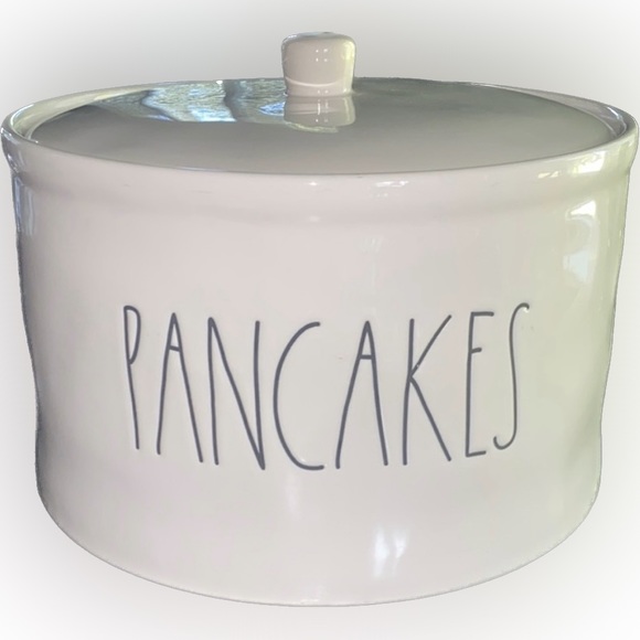 Rae Dunn Kitchen Rae Dunn Pancakes Container With Lid Poshmark